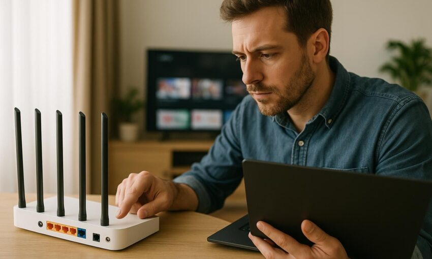 change DNS settings router streaming on a home network